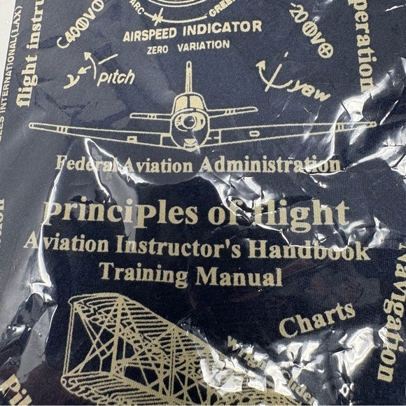 Museum Artifacts Men's Necktie Tie Silk Principles of Flight Diagrams NWT - Picture 5 of 7